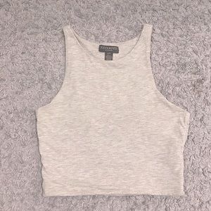 Revamped Grey Halter Top
